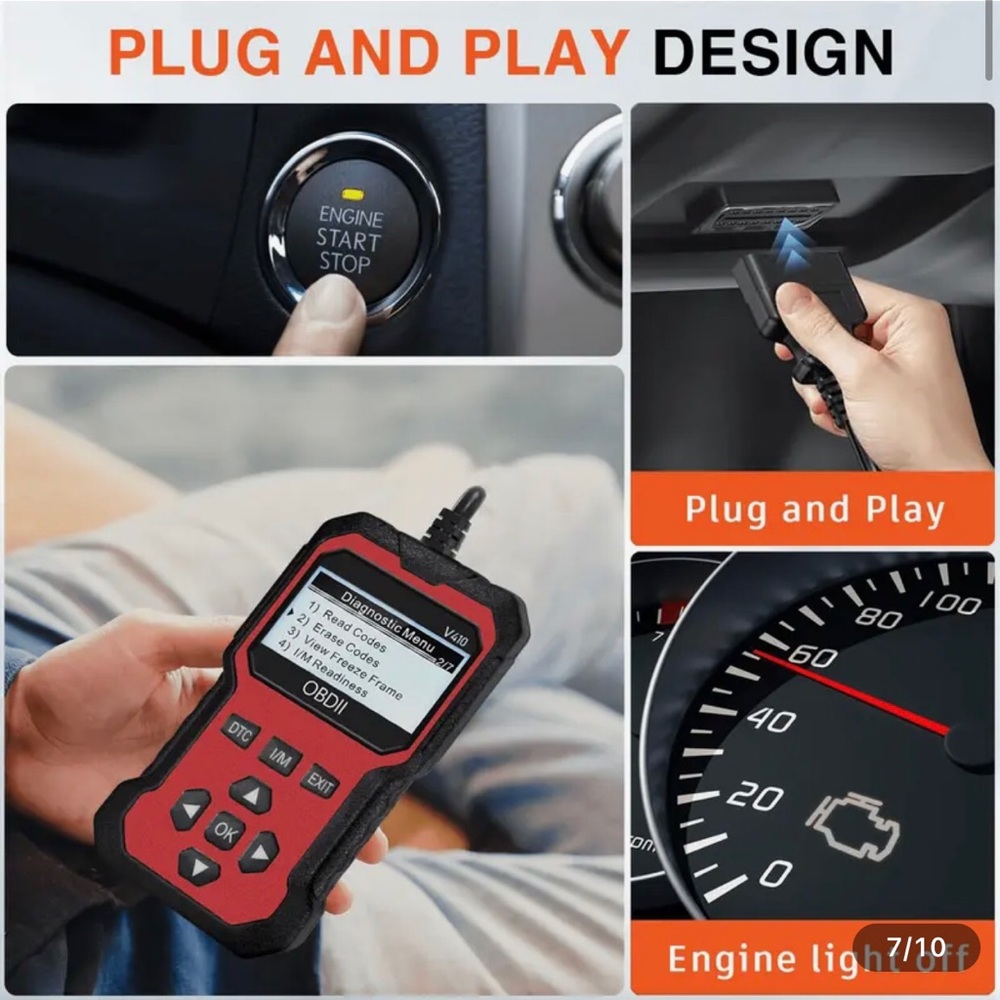 Advanced OBDII Diagnostic Scan Tool - Fault Code Reader - Picture 6 of 7